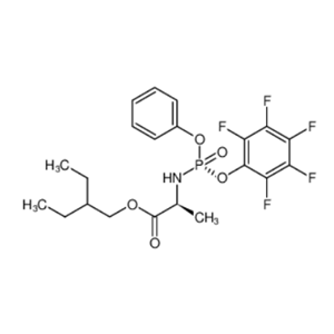 2-乙基丁基 ((S)-(五氟苯氧基)(苯氧基)磷酰基)-L-丙氨酸酯