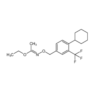 N-[[4-环己基-3-(三氟甲基)苯基]甲氧基]亚氨基乙酸乙酯
