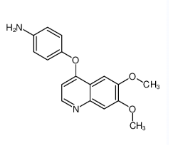 4-[(6,7-二甲氧基喹啉-4-基)氧]苯胺,Benzenamine;4-[(6,7-dimethoxy-4-quinolinyl)oxy]-