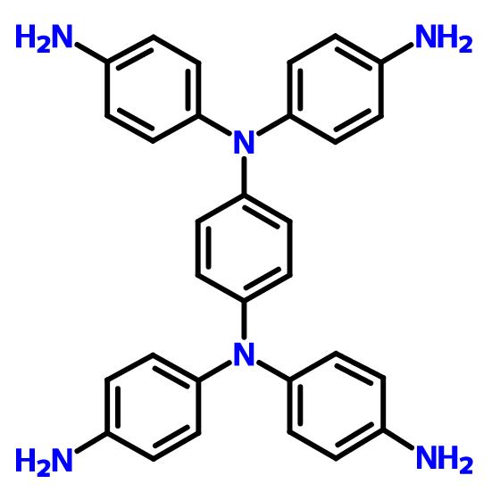 N,N,N’,N’-四(对氨基苯基)对苯二胺,4-N-[4-(4-amino-N-(4-aminophenyl)anilino)phenyl]-4-N-(4-aminophenyl)benzene-1,4-diamine