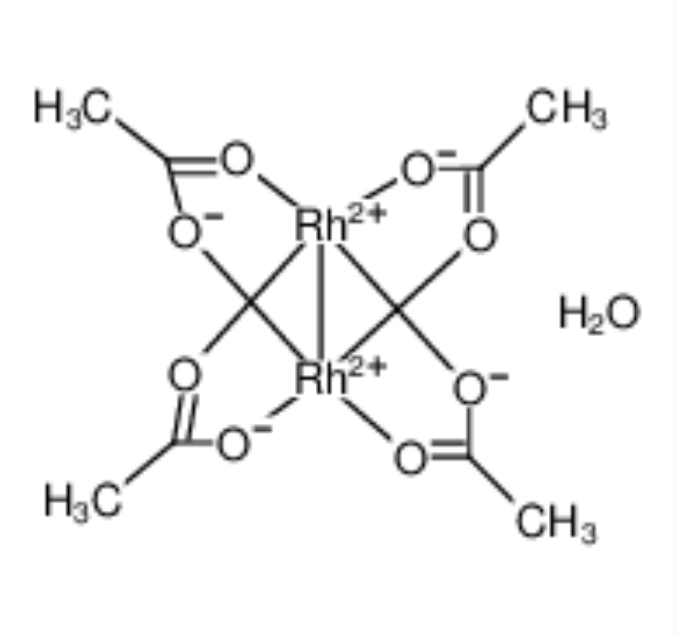 二聚醋酸铑 二水合物,Dirhodium tetraacetate, Tetrakis(acetato)dirhodium(II)