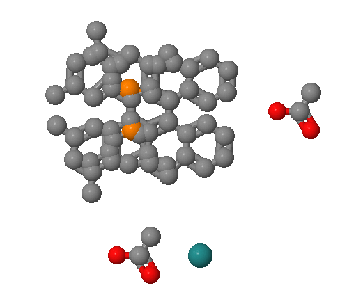 ((S )-(-)- 2,2'-双[二(3,5 -二甲苯基)膦] -1,1'-联萘)钌(Ⅱ),Diacetato{(S)-(-)-2,2'-bis[di(3,5-xylyl)phosphino]-1,1'-binaphthyl}ruthenium(II)