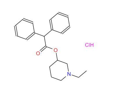 盐酸哌立度酯,(1-ethylpiperidin-3-yl) 2,2-diphenylacetate,hydrochloride