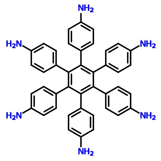 六(4-胺基六苯基)苯,1,1':2',1''-Terphenyl]-4,4''-diamine, 3',4',5',6'-tetrakis(4-aminophenyl)-
