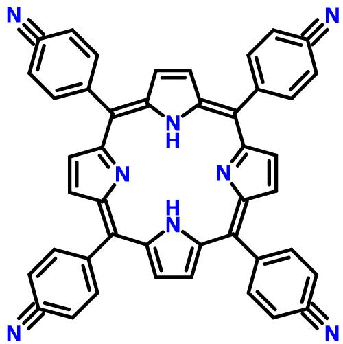 5,10,15,20-四(4-氰基苯基)卟啉,Meso-Tetra(4-cyanobenzyl)porphine