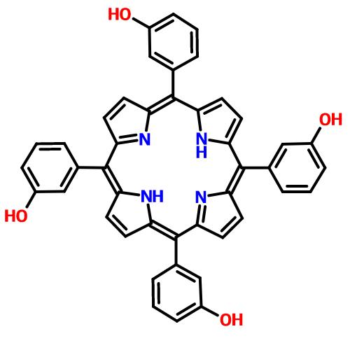5,10,15,20-四(3-羟基苯基)卟啉,3-[10,15,20-tris(3-hydroxyphenyl)-21,24-dihydroporphyrin-5-yl]phenol