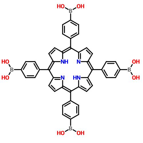5,10,15,20-四(4-硼酸基苯)-21H,23H-卟啉,(porphyrin-5,10,15,20-tetrayltetrakis(benzene-4,1-diyl))tetraboronic acid