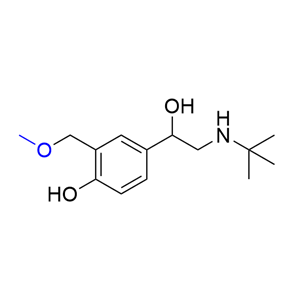 沙丁醇胺杂质13,4-(2-(tert-butylamino)-1-hydroxyethyl)-2-(methoxymethyl)phenol