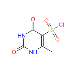 1,2,3,4-四氢-6-甲基-2,4-二氧代-5-嘧啶磺酰氯,6-methyl-2,4-dioxo-1H-pyrimidine-5-sulfonyl chloride