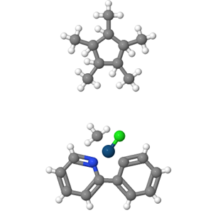 945491-51-0；氯(五甲基环戊二烯基)[(2 -吡啶基-KN)苯基架KC]铱(Ⅲ)