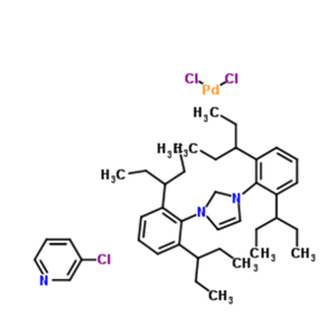 二氯[1,3-双(2,6-二-3-戊基苯基)咪唑-2-亚基](3-氯吡啶基)合钯(II),Pd-PEPPSI-IPent catalyst