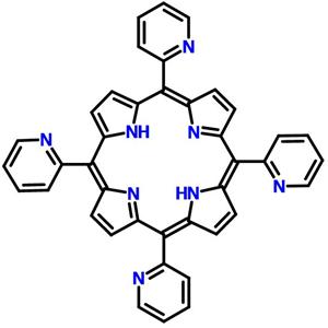 四-(2-吡啶基)卟啉 	meso-Tetra (2-pyridyl) porphine；5,10,15,20-四(2-吡啶基)卟吩