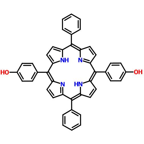 Phenol, 4,4'-(10,20-diphenyl-21H,23H-porphine-5,15-diyl)bis-,Phenol, 4,4'-(10,20-diphenyl-21H,23H-porphine-5,15-diyl)bis-