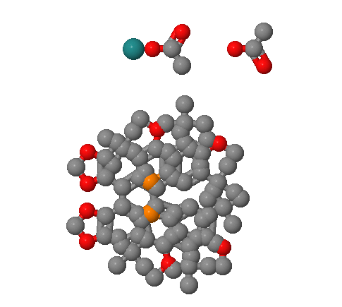 二乙酸基{(R)-(+)-5,5'-雙[二(3,5-二-叔-丁基-4-甲氧基苯基)膦基]-4,4'-雙-1,3-苯并間二氧雜環(huán)戊烯}釕(II),Diacetato{(R)-(-)-5,5'-bis[di(3,5-di-t-butyl-4-methoxyphenyl)phosphino]-4,4'-bi-1,3-benzodioxole}ruthenium(II)