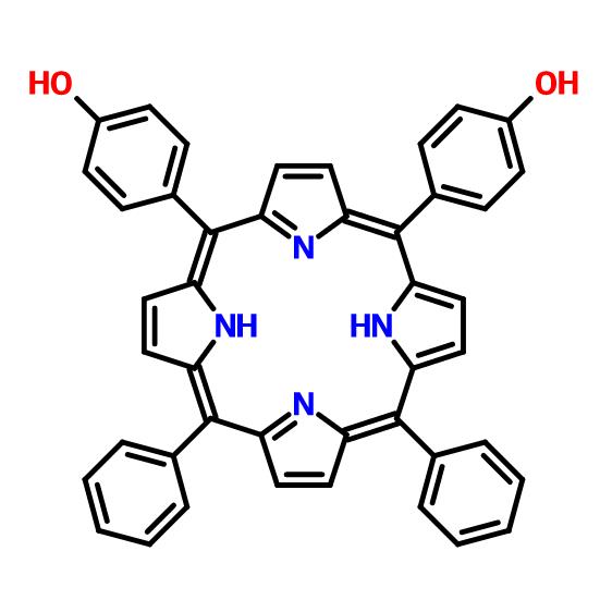 4,4'-(15,20-二苯基卟啉-5,10-二基)二酚,PHENOL, 4,4'-(15,20-DIPHENYL-21H,23H-PORPHINE-5,10-DIYL)BIS