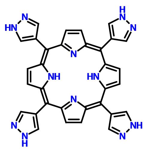 5,10,15,20-四-1H-吡唑-4-基-21H,23H-卟啉,5,10,15,20-tetra-pyrazol-4-yl porphyrin