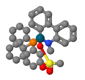 (甲磺酸(三环己基膦基)(2'-甲氨基-1,1'-联苯-2-基)钯(II),METHANESULFONATO(TRICYCLOHEXYLPHOSPHINO)(2'-METHYLAMINO-1,1'-BIPHENYL-2-YL)PALLADIUM(II);PCy3 Palladacycle Gen. 4