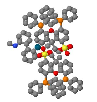 甲烷磺酸(4,5-双二苯基膦-9,9-二甲基氧杂蒽)(2'-甲胺基-1,1'-联苯-2-基)钯(II),Methanesulfonato[4,5-Bis(diphenylphosphino)-9,9-dimethylxanthene](2'-methylamino-1,1'-biphenyl-2-yl)palladium(II)