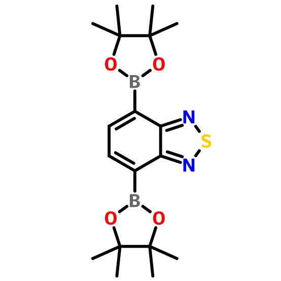 4,7-双(4,4,5,5-四甲基-1,3,2-二氧杂戊硼烷-2-基)-2,1,3-苯并噻二唑,4,7-Bis(4,4,5,5-tetramethyl-1,3,2-dioxaborolan-2-yl)benzo[c][1,2,5]thiadiazole