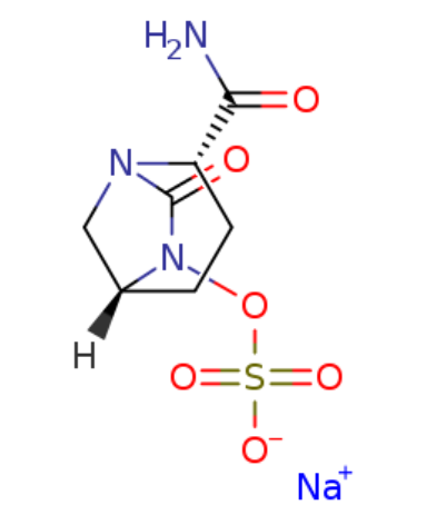 阿维巴坦钠,(2S,5R)-1,6-diazabicyclo[3.2.1]octane-2-carboxamide 7-oxo-6-(sulfoxy)monosodium salt