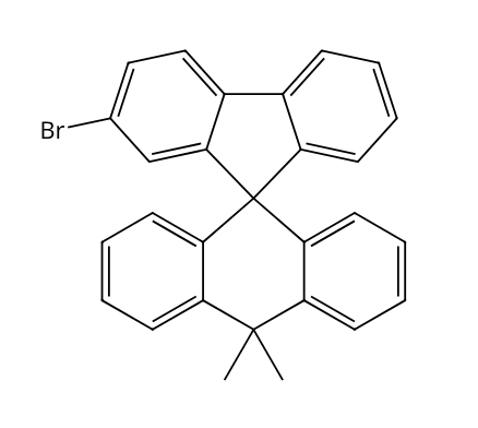 2′-溴-10,10-二甲基螺[蒽-9(10H),9′-[9H]芴],2′-Bromo-10,10-dimethylspiro[anthracene-9(10H),9′-[9H]fluorene]