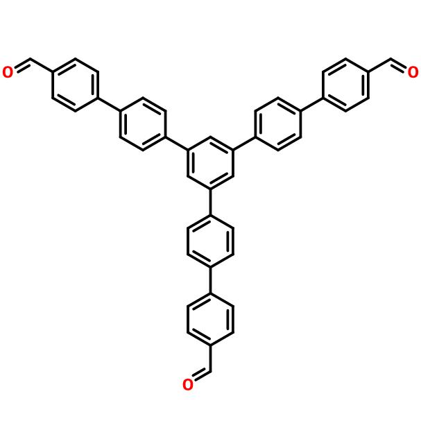 1,3,5-三(4'-醛基[1,1'-联苯]-4-基)苯,1,1':4',1'':3'',1''':4''',1''''-Quinquephenyl]-4,4''''-dicarboxaldehyde, 5''-(4'-formyl[1,1'-biphenyl]-4-yl)- (9CI)