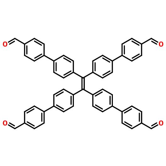 四(4-甲醛基聯(lián)苯基)乙烯,4',4''',4''''',4'''''''-(ethene-1,1,2,2-tetrayl)tetrakis(([1,1'-biphenyl]-4-carbaldehyde))