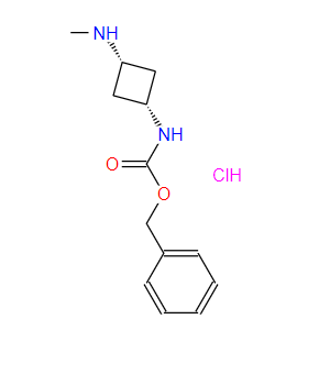 ((1S,3S)-3-(甲基氨基)环丁基)氨基甲酸苄酯盐酸盐,Carbamic acid, N-[cis-3-(methylamino)cyclobutyl]-, phenylmethyl ester, hydrochloride (1:1)