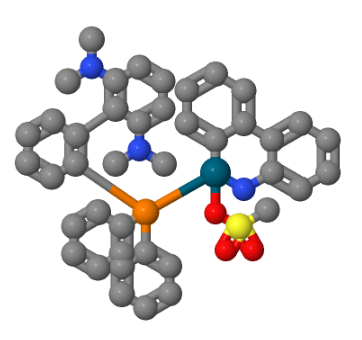 甲磺酸钠[2-二苯基膦基-2'',6''-双(二甲基氨基)-1,1-联苯](2''-氨基-1,1''-联苯-2-基)钯(II),Palladium[2'-(amino-κN)[1,1'-biphenyl]-2-yl-κC][2'-(diphenylphosphino-κP)-N2,N2,N6,N6-tetramethyl[1,1'-biphenyl]-2,6-diamine](methanesulfonato-κO)-