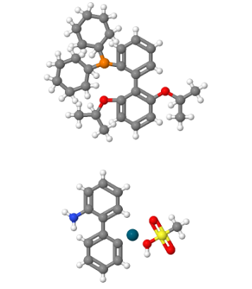 甲磺酸(2-二環(huán)己基膦基-2',6'-二異丙氧基-1,1'-聯(lián)苯基)(2-氨基-1,1'-聯(lián)苯-2-基)鈀(II),RuPhos Pd G3