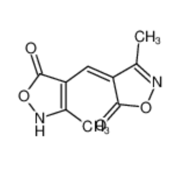 4-[(5-羥基-3-甲基-4-異惡唑基)亞甲基]-3-甲基-5(4H)-異惡唑酮,4-[(5-hydroxy-3-methylisoxazol-4-yl)methylene]-3-methyl-(4H)isoxazol-5-one