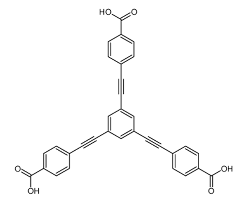 1,3,5-三(4-羧基苯基乙炔基)苯,4,4',4''-(benzene-1,3,5-triyltris(ethyne-2,1-diyl))tribenzoic acid