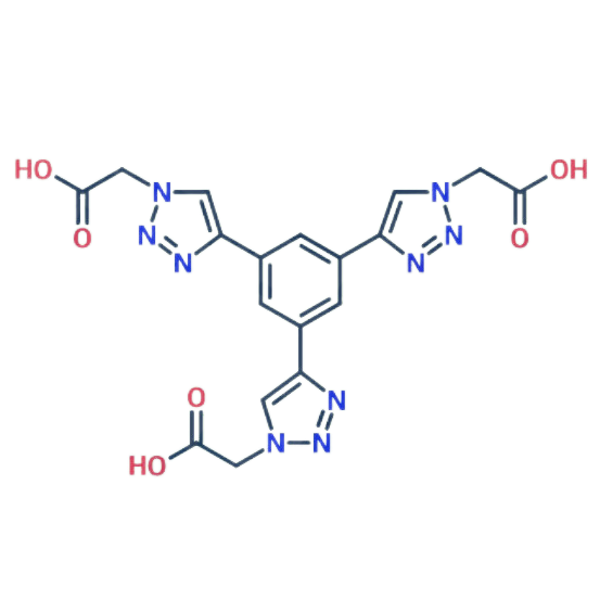 2,2',2''-(4,4',4''-(苯-1,3,5-三基)三(1H-1,2,3-三唑-4,1-二基))三乙酸,1H-1,2,3-Triazole-1-acetic acid, 4,4',4''-(1,3,5-benzenetriyl)tris