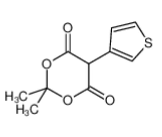 2,2-二甲基-5-(3-噻吩基)-1,3-二氧杂环己烷-4,6-二酮,2,2-Dimethyl-5-(3-thienyl)-1,3-dioxane-4,6-dione