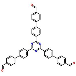 2,4,6-三-(4-甲酰基-联苯-4-基)-1,3,5-三嗪,4