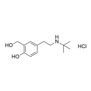 沙丁胺醇杂质34,4-(2-tert-butylamino-ethyl)-2-hydroxymethyl-phenol hydrochloride