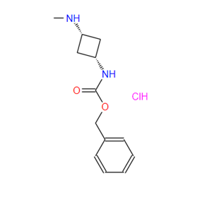 ((1S,3S)-3-(甲基氨基)环丁基)氨基甲酸苄酯盐酸盐,Carbamic acid, N-[cis-3-(methylamino)cyclobutyl]-, phenylmethyl ester, hydrochloride (1:1)