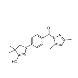 1-[4-（3，5-二甲基吡唑-1-羰基）苯基]-4，4-二甲基吡唑烷-3-酮