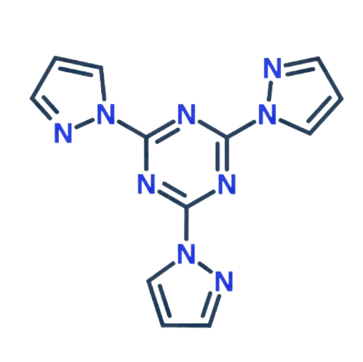 2,4,6-三(1H-吡唑-1-基)-1,3,5-三嗪,2,4,6-tris(4-pyrazol-1-yl)-1,3,5-triazine