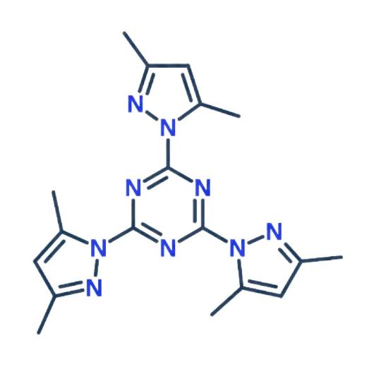 2,4,6-三(3,5-二甲基吡唑-1-基)-1,3,5-三嗪,2,4,6-tris(3,5-dimethylpyrazol-1-yl)-1,3,5-triazine