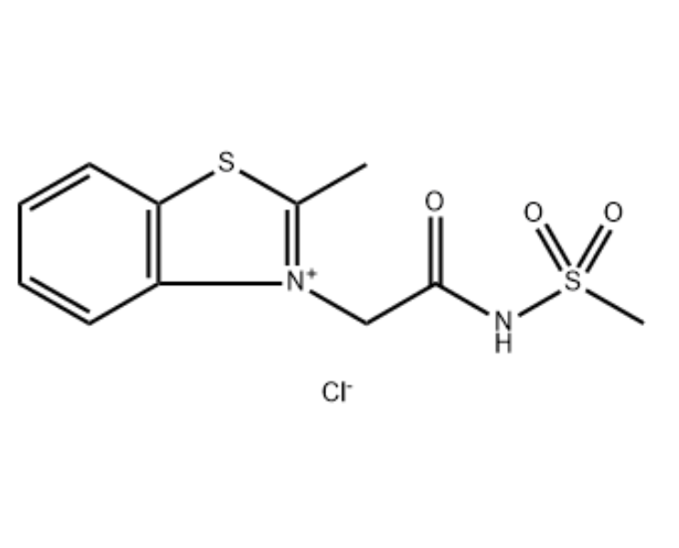 2-（2-甲基-1，3-苯并噻唑-3-鎓-3-基）-N-甲基磺酰基乙酰胺氯化物,2-(2-methyl-1,3-benzothiazol-3-ium-3-yl)-N-methylsulfonylacetamide,chloride