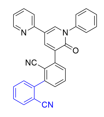 吡仑帕奈杂质07,3-(6'-oxo-1'-phenyl-1',6'-dihydro-[2,3'-bipyridin]-5'-yl)-[1,1'-biphenyl]-2,2'-dicarbonitrile