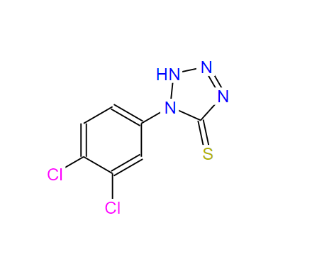 1-(3,4-二氯苯酯)-5-巯基-1H-四唑,1-(3,4-dichlorophenyl)-2H-tetrazole-5-thione