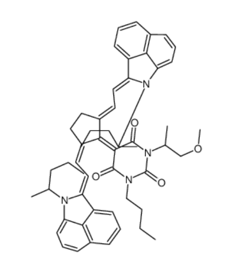 5-[2，5-雙[2-（1-戊烷-2-基苯并[cd]吲哚-2-亞基）亞乙基]環(huán)戊基亞]-1-丁基-3-（1-甲氧基丙烷-2-基）-1，3-二嗪烷-2，4，6-三酮,5-[2,5-bis[2-(1-pentan-2-ylbenzo[cd]indol-2-ylidene)ethylidene]cyclopentylidene]-1-butyl-3-(1-methoxypropan-2-yl)-1,3-diazinane-2,4,6-trione