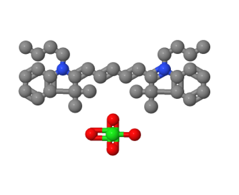 1,1'-二丁基-3,3,3',3'-四甲基吲哚二碳菁高氯酸鹽,1-butyl-2-[5-(1-butyl-3,3-dimethylindol-1-ium-2-yl)penta-2,4-dienylidene]-3,3-dimethylindole,perchlorate