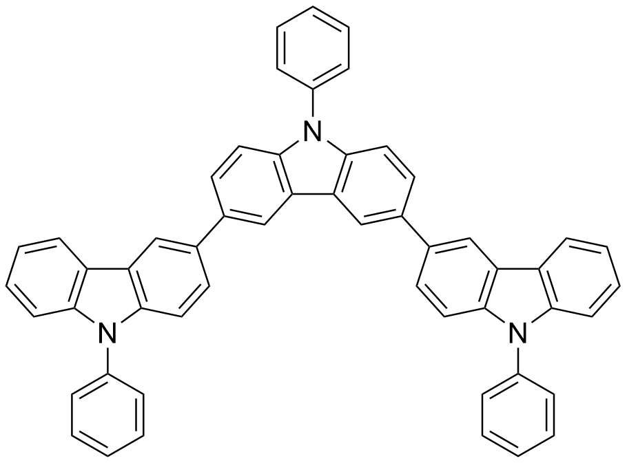 3,6-双(N-苯基咔唑-3-基)-N-苯基咔唑,Tris-PCz