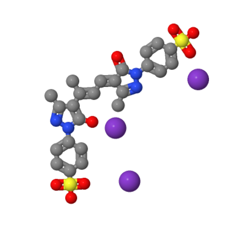 1,1'-bis(4-sulfophenyl)-5,5'-dihydroxy-3,3',a-trimethylpyrazolo-4,4'-trimethine oxonole tripotassium,1,1'-bis(4-sulfophenyl)-5,5'-dihydroxy-3,3',a-trimethylpyrazolo-4,4'-trimethine oxonole tripotassium salt