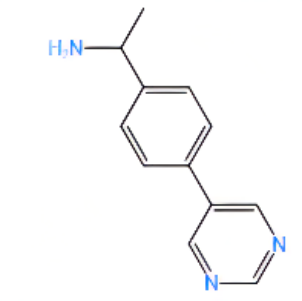 1-[4-(嘧啶-5-基)苯基]乙-1-胺,1-[4-(pyrimidin-5-yl)phenyl]ethan-1-amine