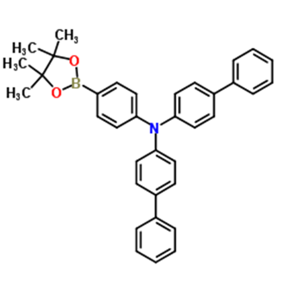 双(联苯-4-基)[4-(4,4,5,5-四甲基-[1,3,2]二氧杂环戊硼烷-2-基)苯基]胺,N-(4-Biphenylyl)-N-[4-(4,4,5,5-tetramethyl-1,3,2-dioxaborolan-2-yl)phenyl]-4-biphenylamine