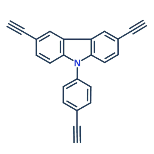 三炔基NPC,3,6-diethynyl-9-(4-ethynylphenyl)-9H-carbazole